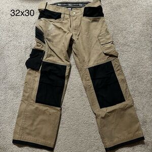 Helly Hansen Tan and Black Men's Pants LOTS OF POCKETS
